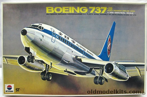 Nitto 1/100 Boeing 737-200 - ANA All Nippon Airways, 400-700 plastic model kit